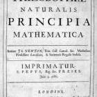 Title page of 'Principia', first edition (1687)