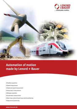 L+B Product Overview Brochure Cover